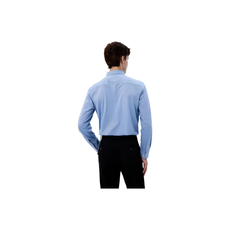 Hush Puppies Shirt Men's Medium Blue-2