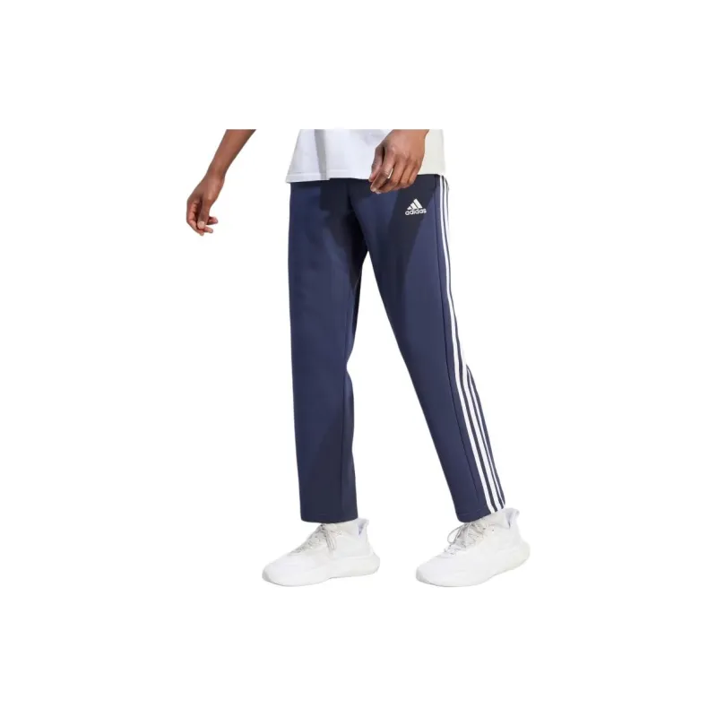 Adidas Essentials 3 Stripes Open Hem Fleece Pants-1
