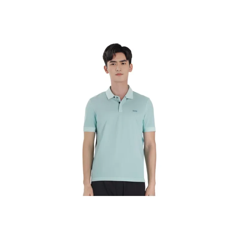 HUGO BOSS SS23 Polo Shirt Men's Blue Green-2