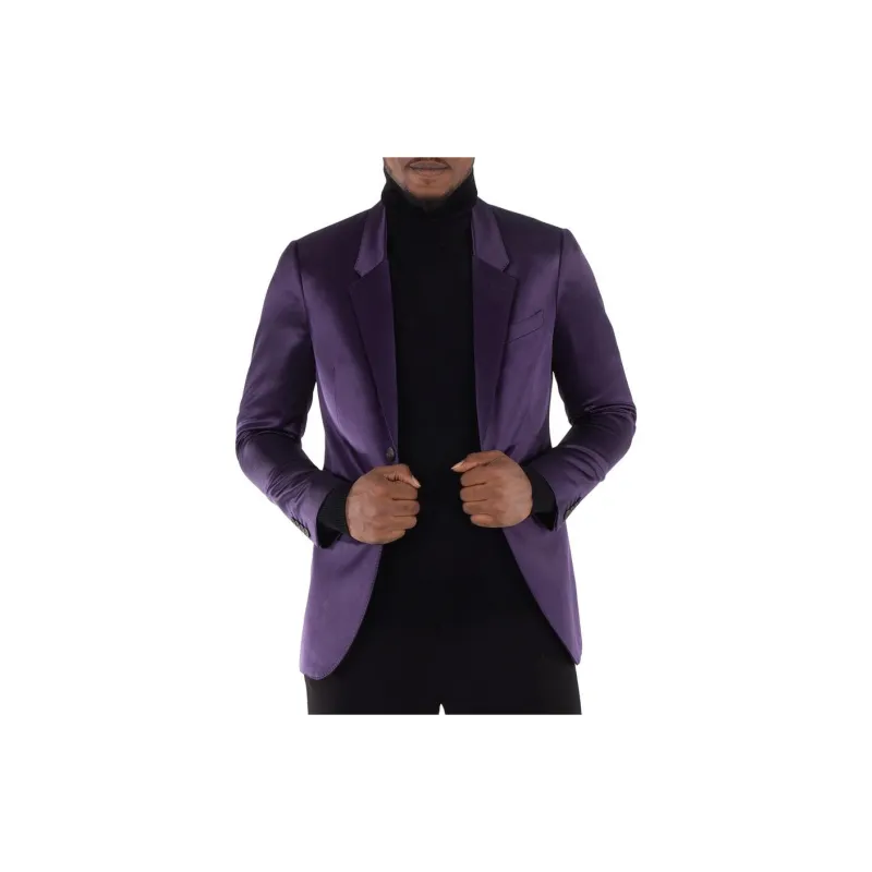 Burberry Business Suit Men's Purple-2