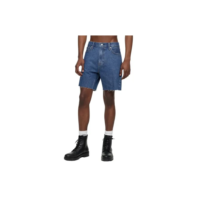 CALVIN KLEIN Denim Shorts Men's Blue-2