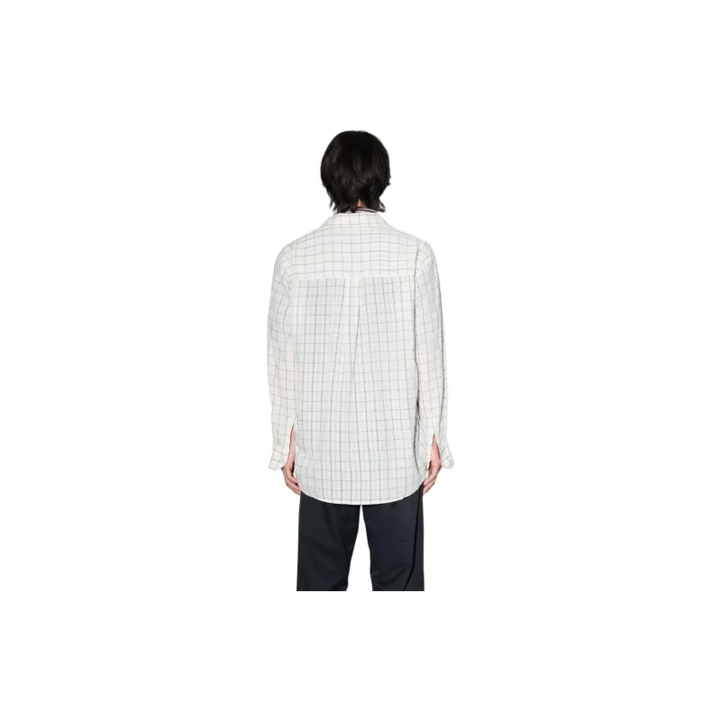 OUR LEGACY Above Checked Buttoned Shirt-4
