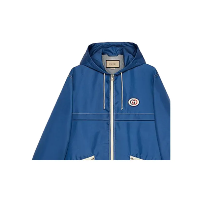 GUCCI Jackets Men Blue-4
