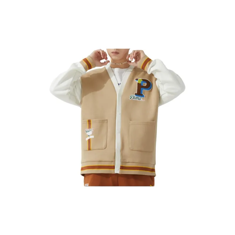 PUMA Jackets Unisex Khaki-4