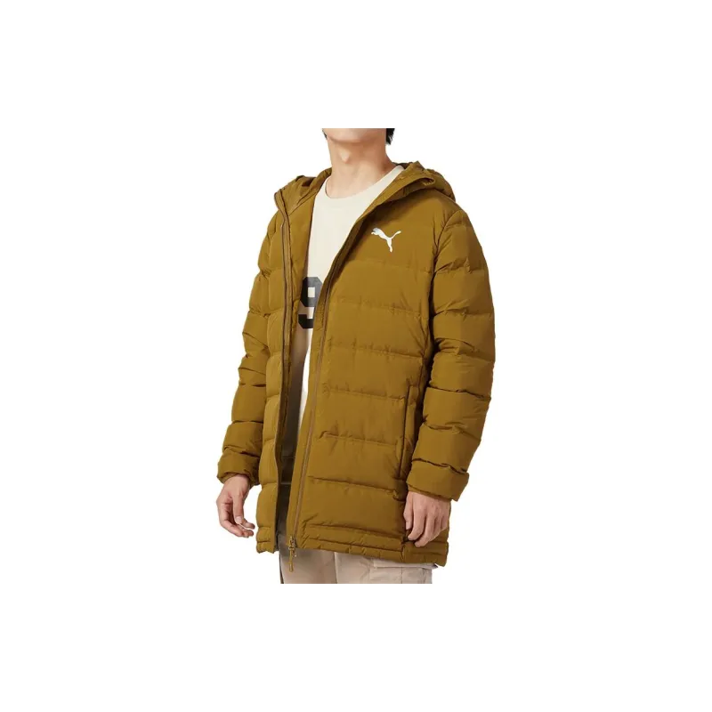 PUMA Jackets Men Brown-3