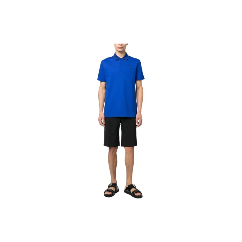 VERSACE Polo Shirts Men Blue-1