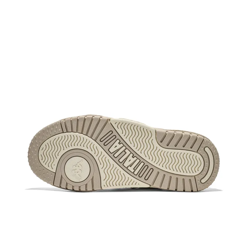 Kappa Anti Slip Wear Resistant Low Top Skateboard Shoes Unisex Malt Beige Brown-5