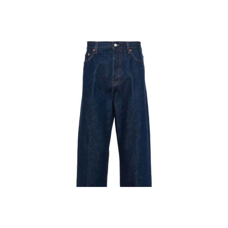 GUCCI Logo patch Straight Jeans-5