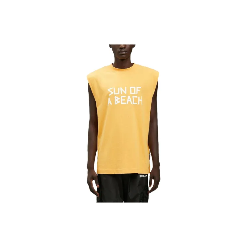 PALM ANGELS Sun Of A Beach Print Tank Top-1