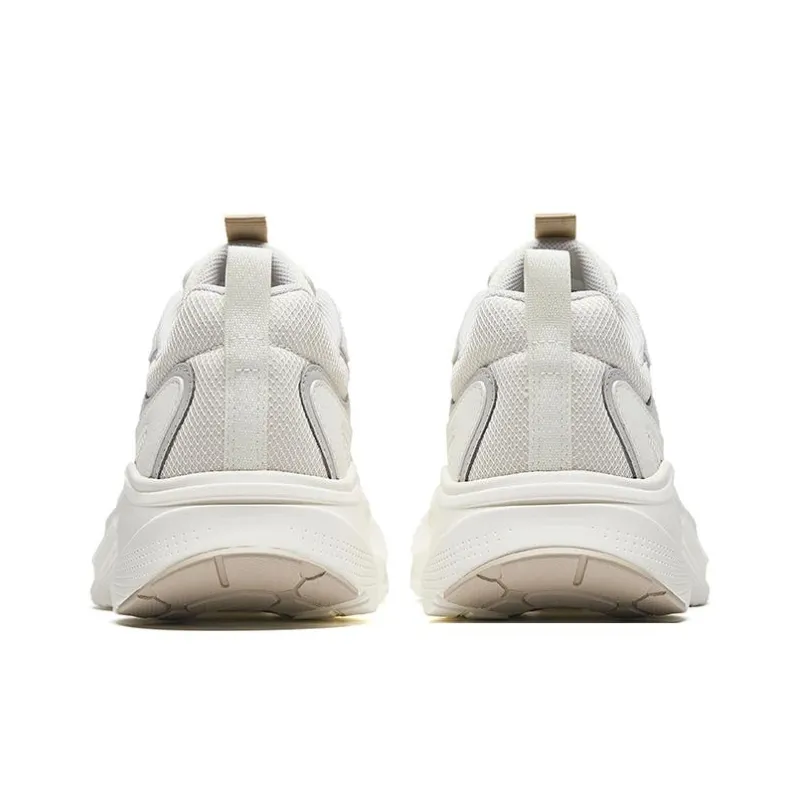 Anta Anti-Slip Wear-Resistant Low-Top Casual Running Shoes Men's White Gray-3