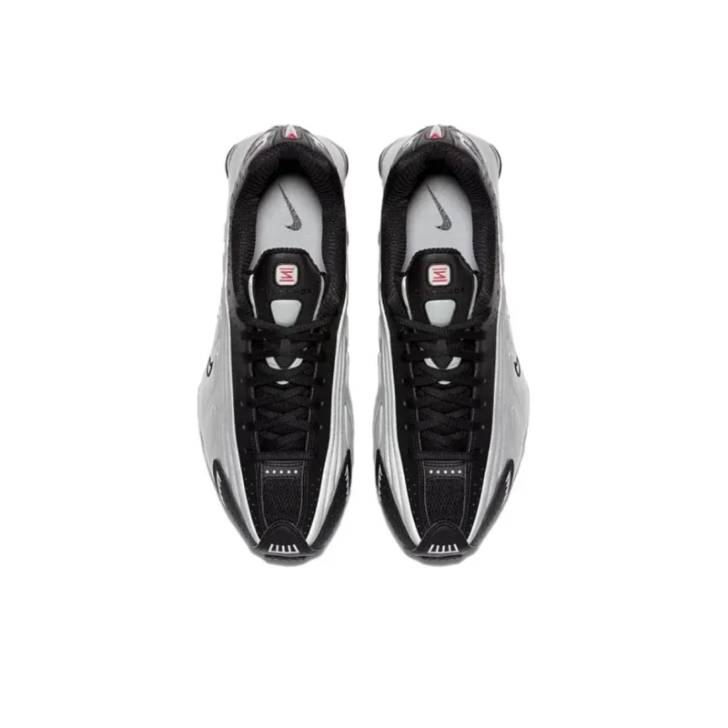 Nike Shox R4 Black Metallic Silver 2024-3