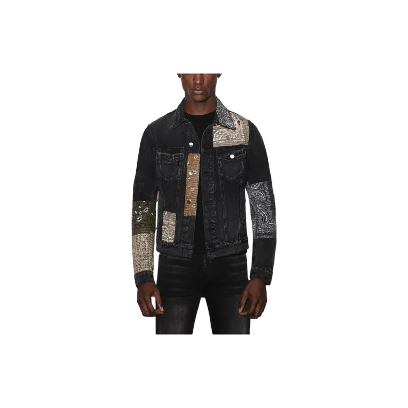 AMIRI Bandana Art Patch Trucker-1
