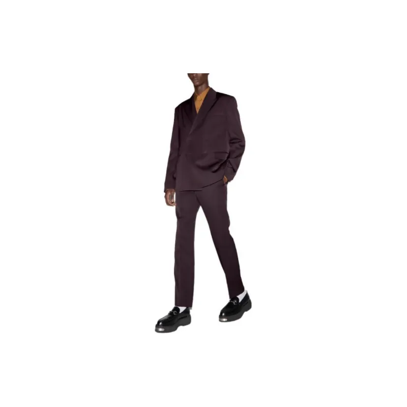 GUCCI Business Suits Coats Men's Purple-3