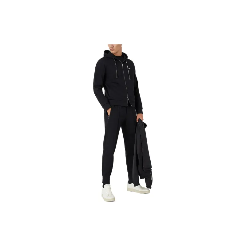EMPORIO ARMANI Side zip Pocket Track Pants-3