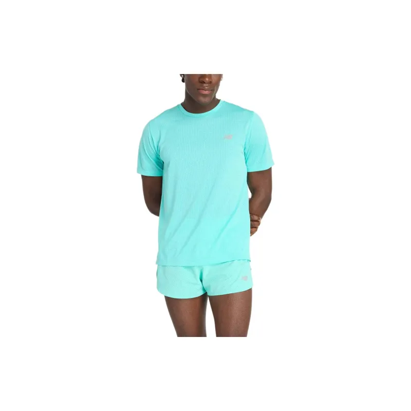 New Balance T Shirt Men's Jadeite Green-2