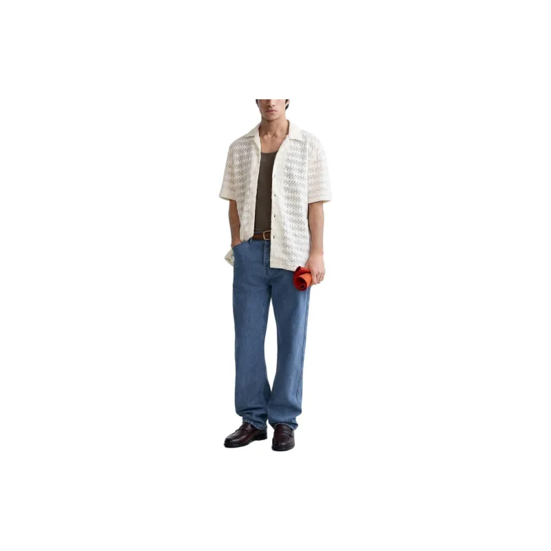 ZARA Shirts Men Frosted White-2