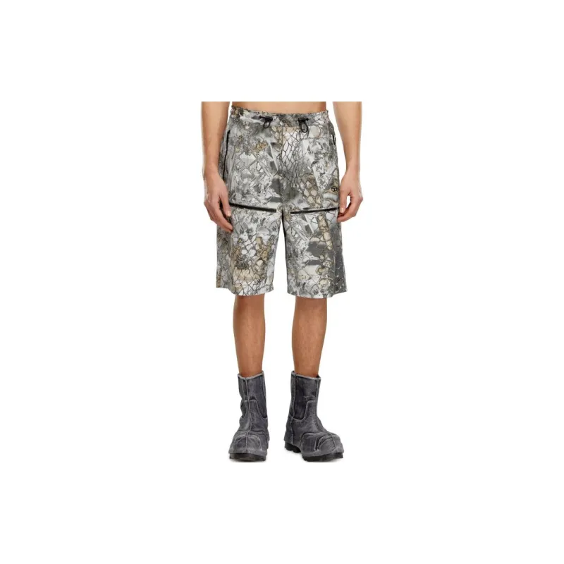 DIESEL P Mckell Short A Abstract Printed Shorts-1