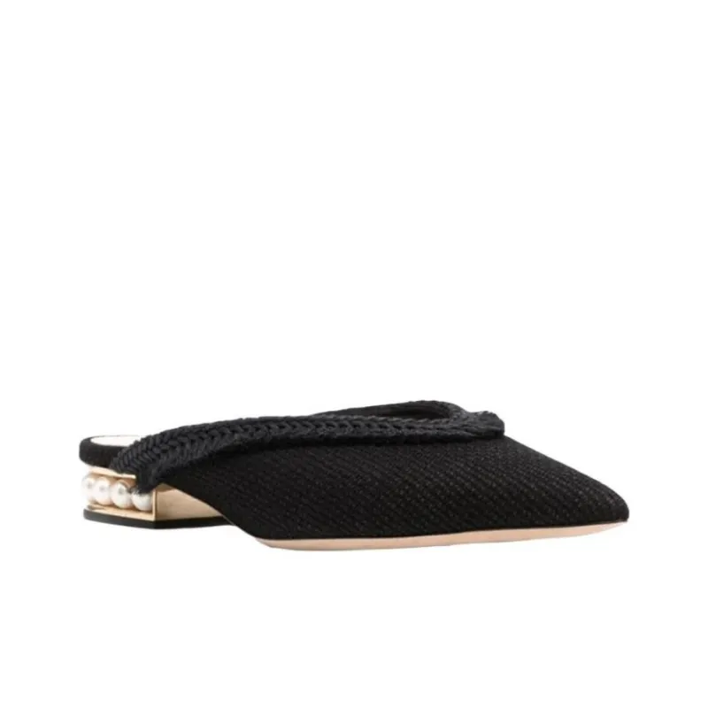 NICHOLAS KIRKWOOD Wrap-toe Slippers Women's Black-2