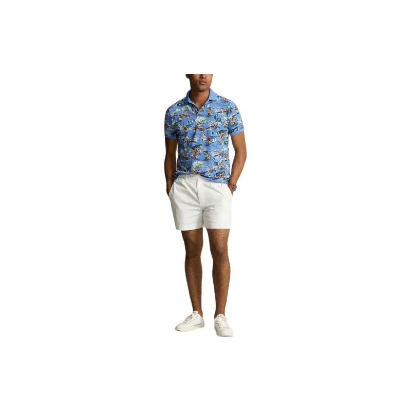Polo Ralph Lauren Graphic-print Cotton Polo Shirt-1
