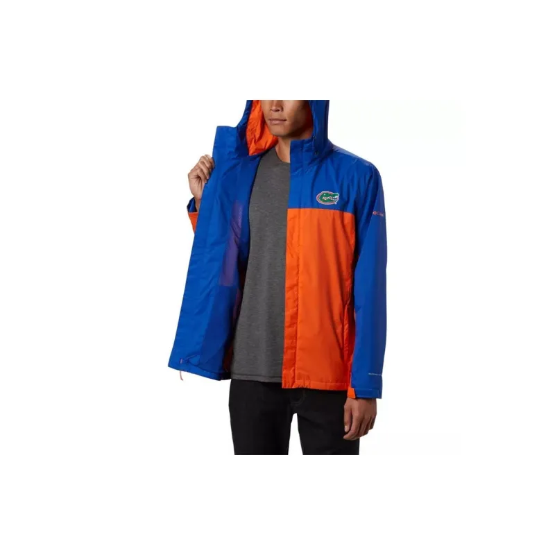 Columbia Glennaker Jacket Men's Orange Blue-3