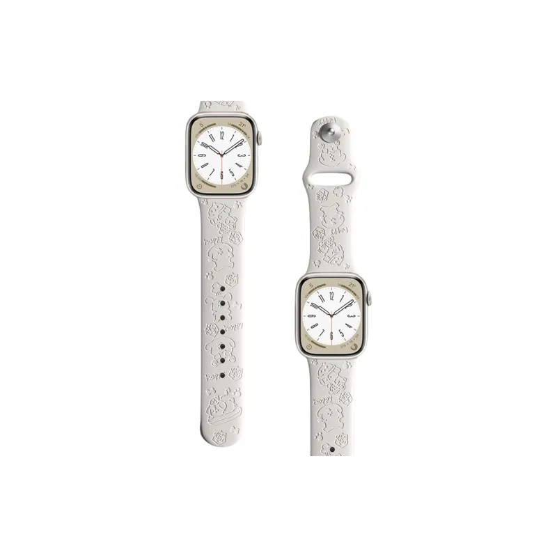 FZRT Apple Compatibility Watch Band 41/45mm Silicone Material-10