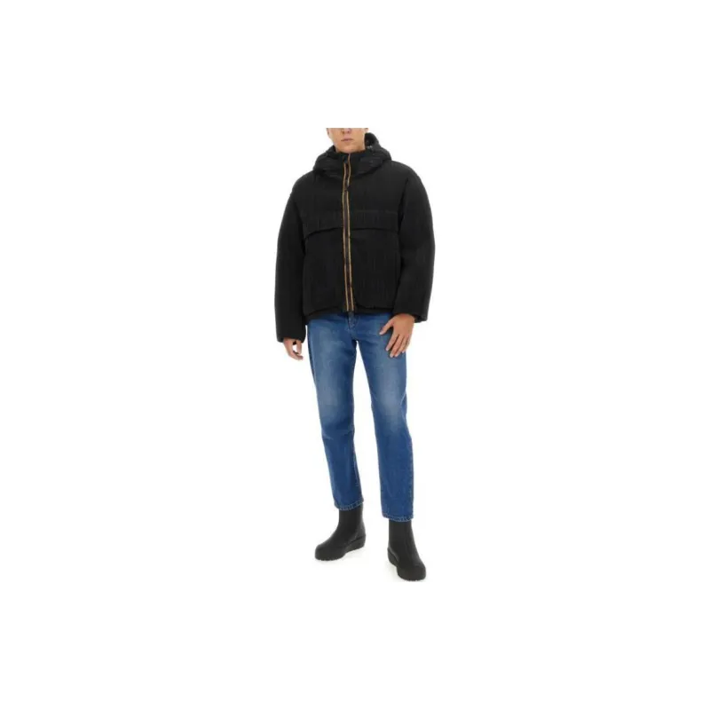 K WAY Jackets Coats Men's Black-2