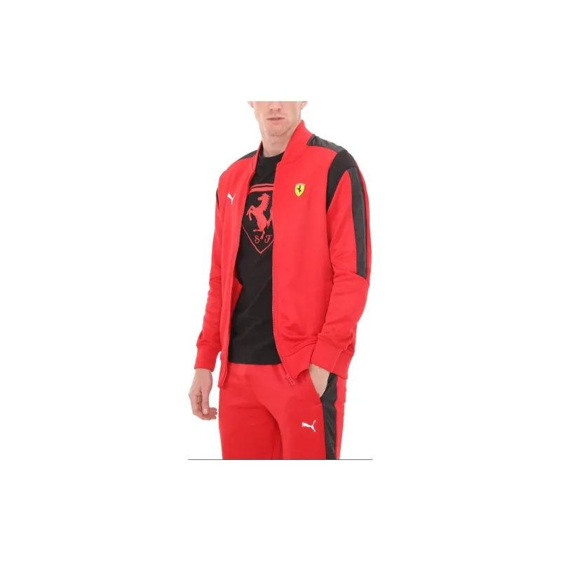 PUMA Scuderia Ferrari Race MT7 Jackets Men Red-5
