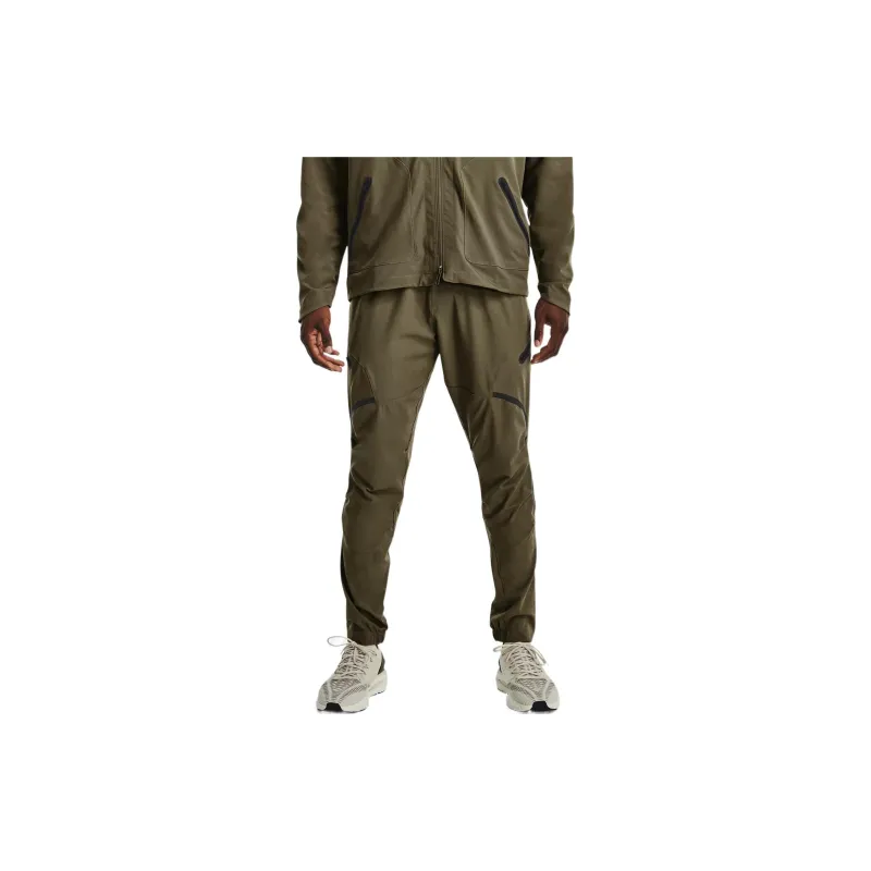 Under Armour Slim Fit Pants Sweatpants Men's Green-3
