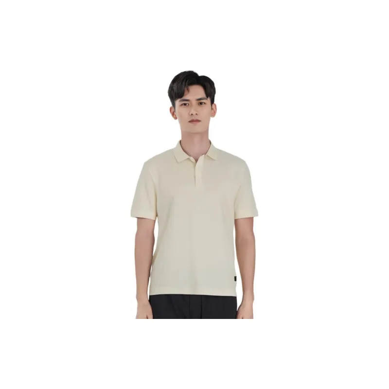 HUGO BOSS Polo Shirts Men Light Beige-3