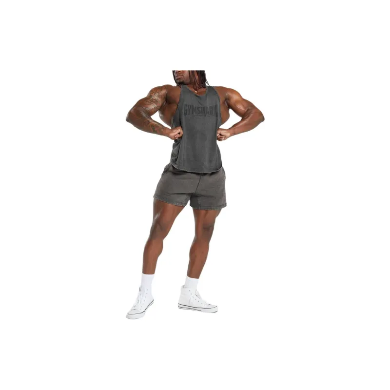 GYMSHARK Tank Top Men's Agate Gray-3