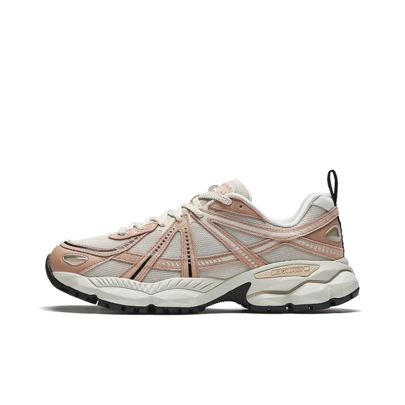 Anta Anta Champion All Weather Series Slip-Resistant Breathable Low-Top Chunky Sneakers Men's Gray Pink-0