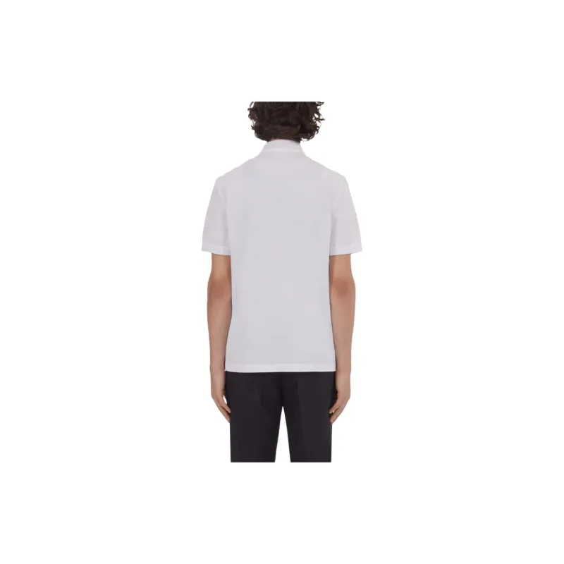 Ferragamo Half zip Cotton Polo Shirt-3