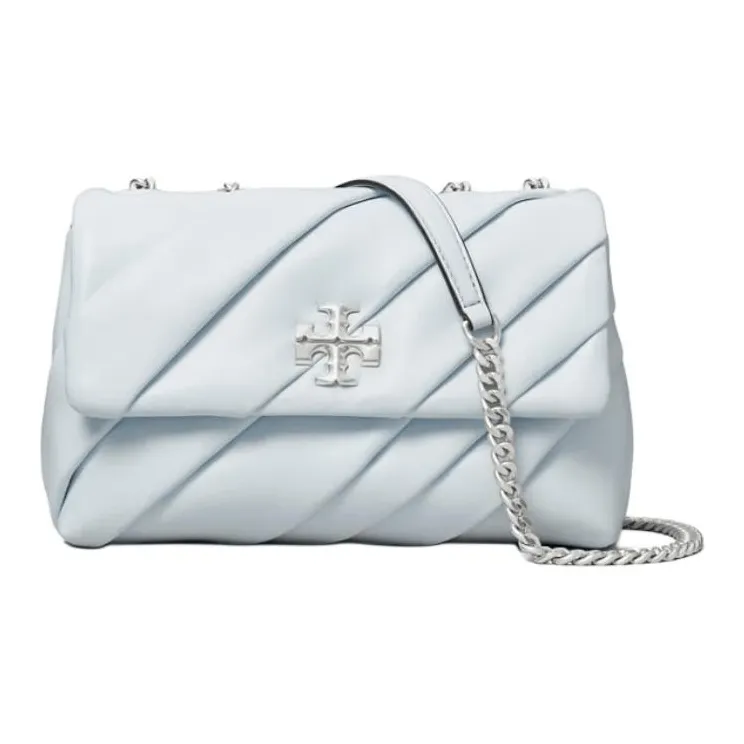 TORY BURCH Nappa Leather Crossbody Bag, Shoulder Bag Trumpets Women's Blue-0