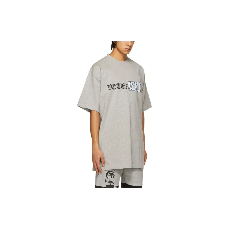 Vetements T-Shirts Men Gray-3