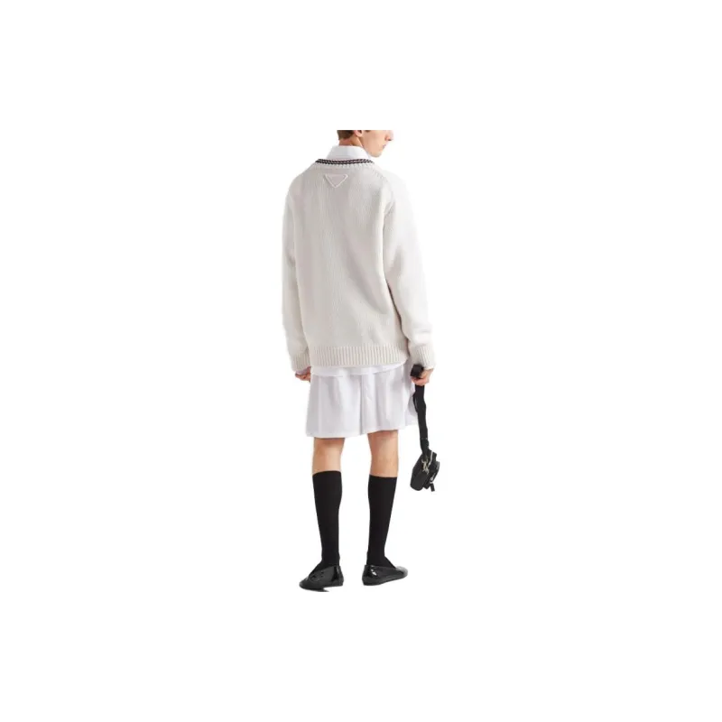 PRADA Sweaters Men White-2