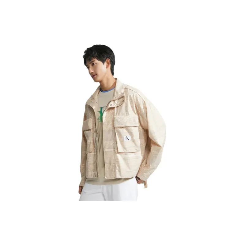 CALVIN KLEIN Jacket Men's Light Khaki-4