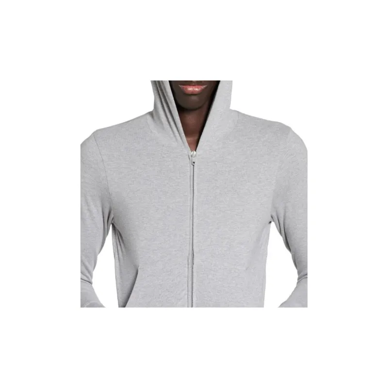 Balenciaga FW24 Sweatshirt Slim Fit Unisex Gray White-4