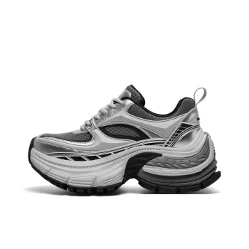 CHERYKALLY Anti Slip Wear Resistant Low Top Chunky Sneakers Women's