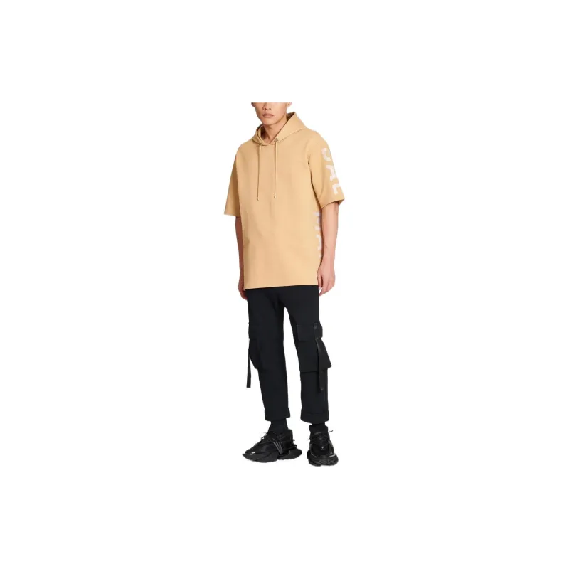 BALMAIN Sweatshirts Men Beige-1