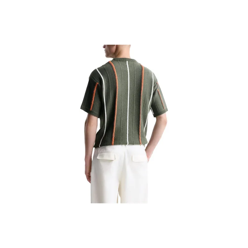 ZARA T Shirts Men Khaki-2