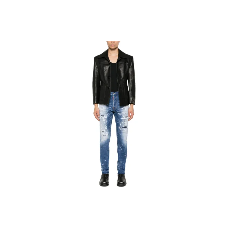 DSQUARED 2 Washed Distressed Bro Jeans-2