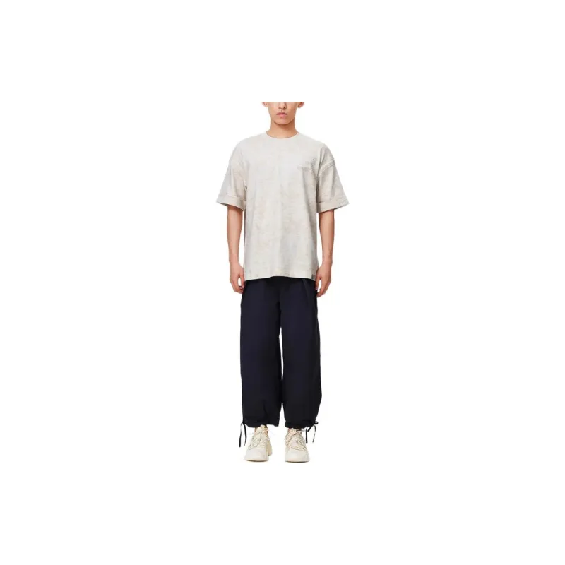 LiNing T Shirts Men Pearl White-2