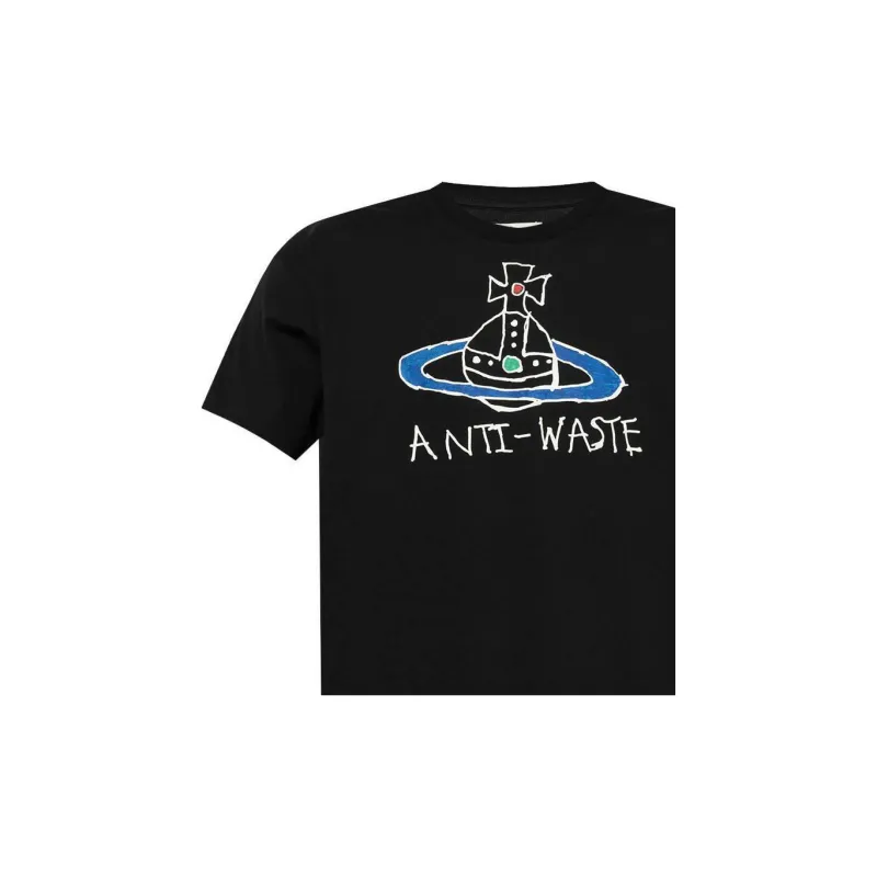 Vivienne Westwood Orb Printed Crewneck T Shirt-5