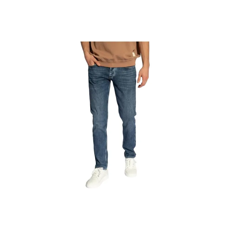 EMPORIO ARMANI Logo Plaque Low Rise Jeans-1