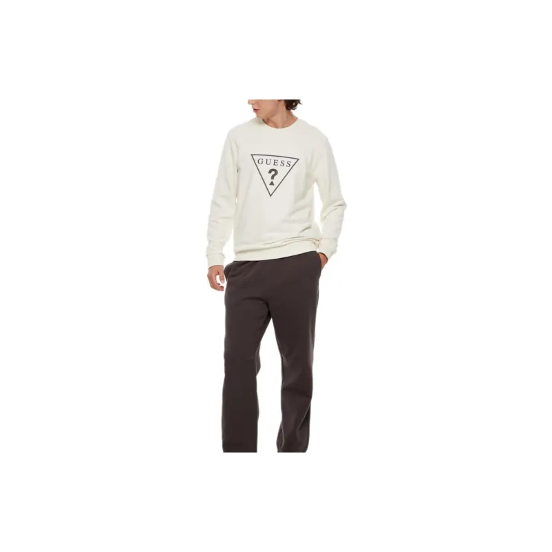 GUESS Sweatshirts Men Ecru-2