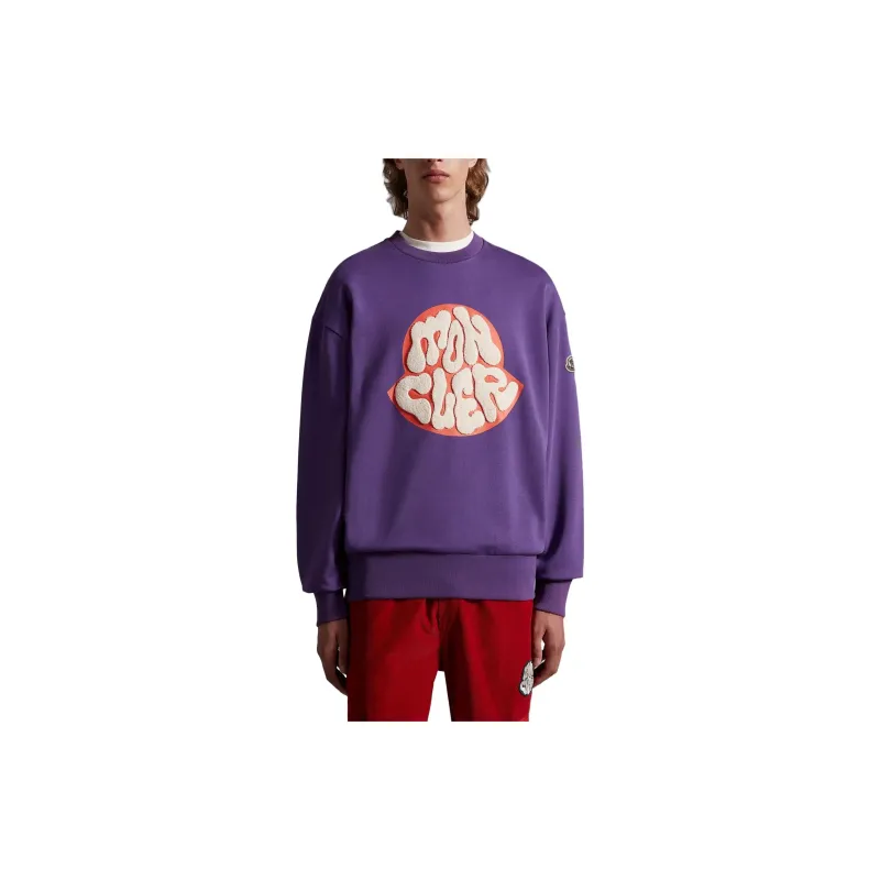 Moncler Sweatshirts Men Purple-1