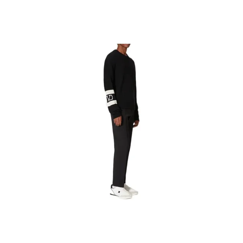 Valentino SS23 Cashmere Sweater Men's Black-1
