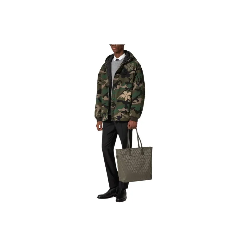 Valentino SS24 Jackets Coats Men's Army Green-3