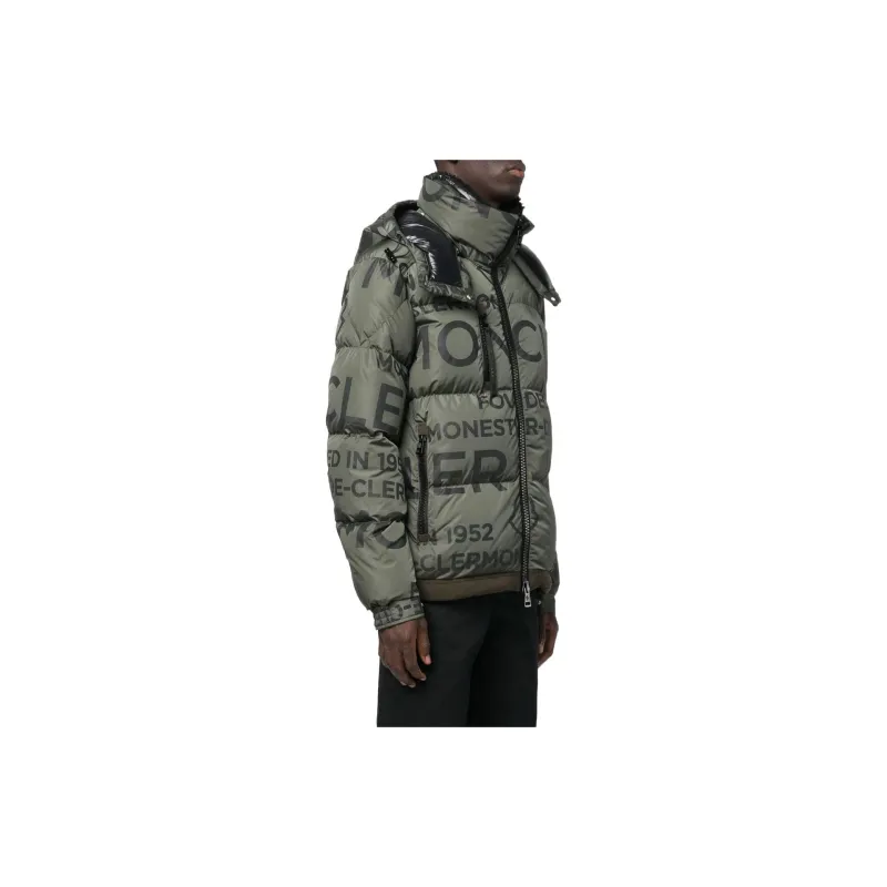 Moncler Logo print Padded Jacket-3