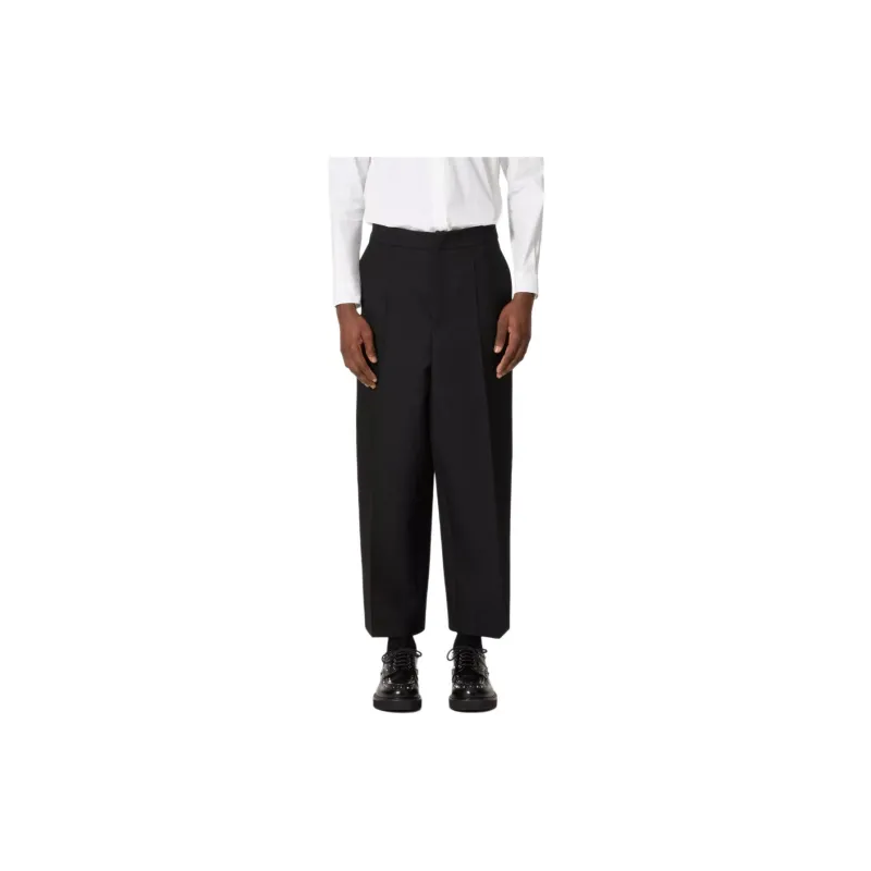 Valentino Pleat Detailed Cropped Pants-1